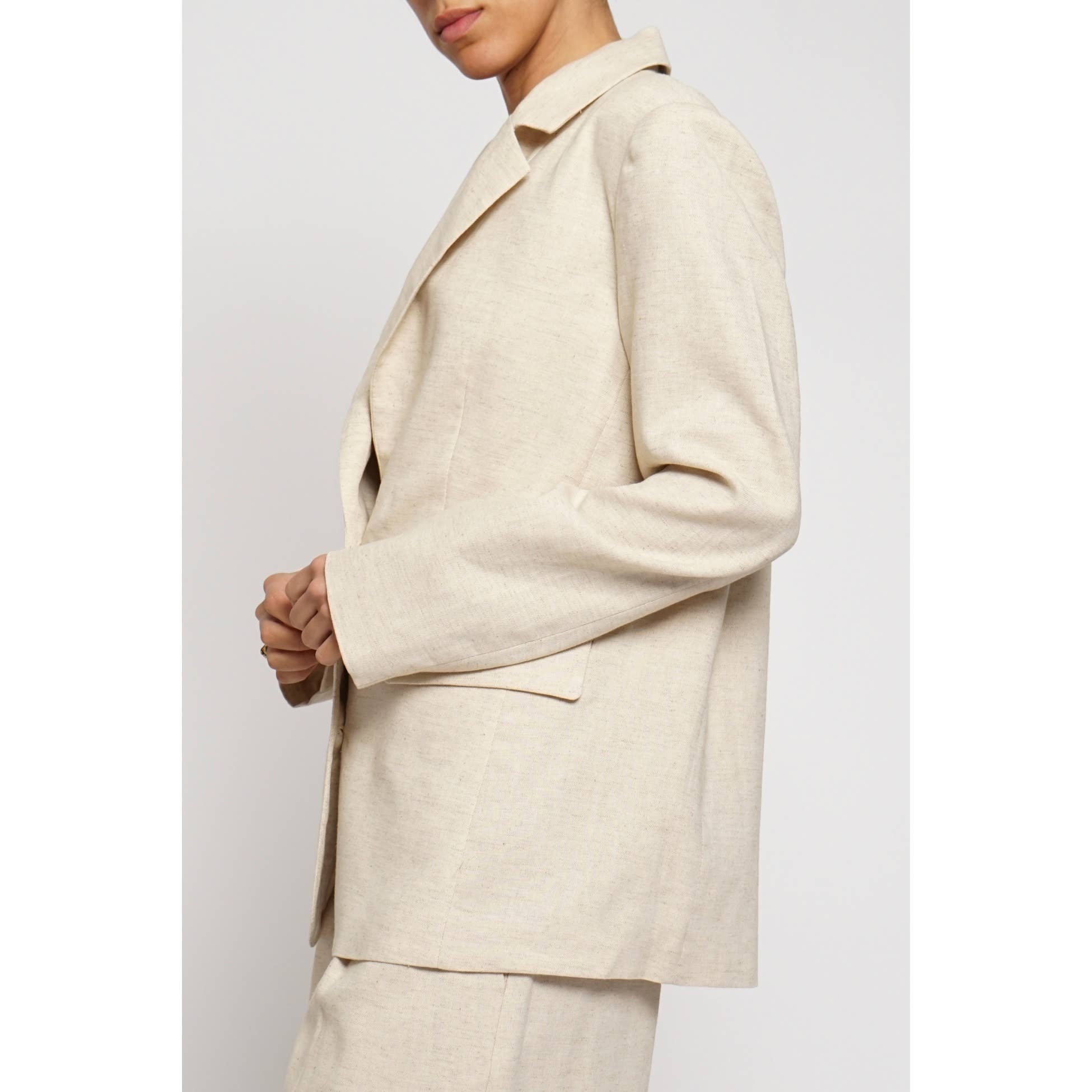 Sans Souci - Wholesale Blazer - Women's - FULLY LINED LINEN BLAZER5