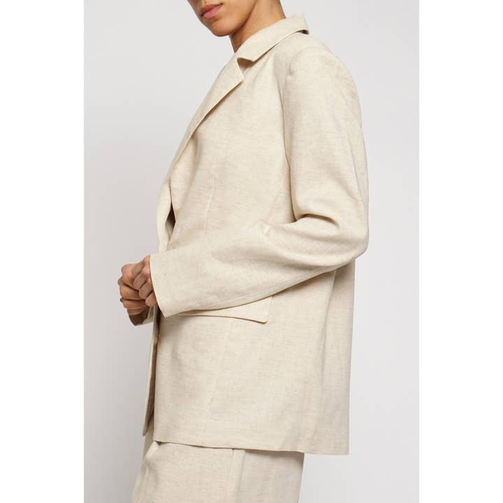 Sans Souci - Wholesale Blazer - Women's - FULLY LINED LINEN BLAZER5