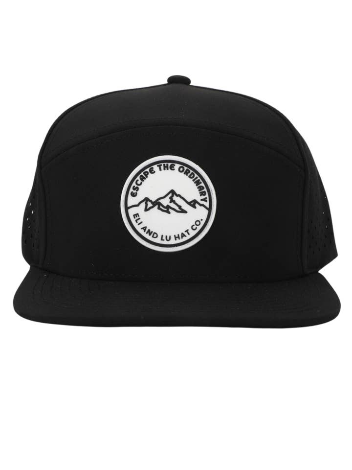 Black Waterproof Adult & Kid Hat for wholesale by Eli and Lu Hat Company