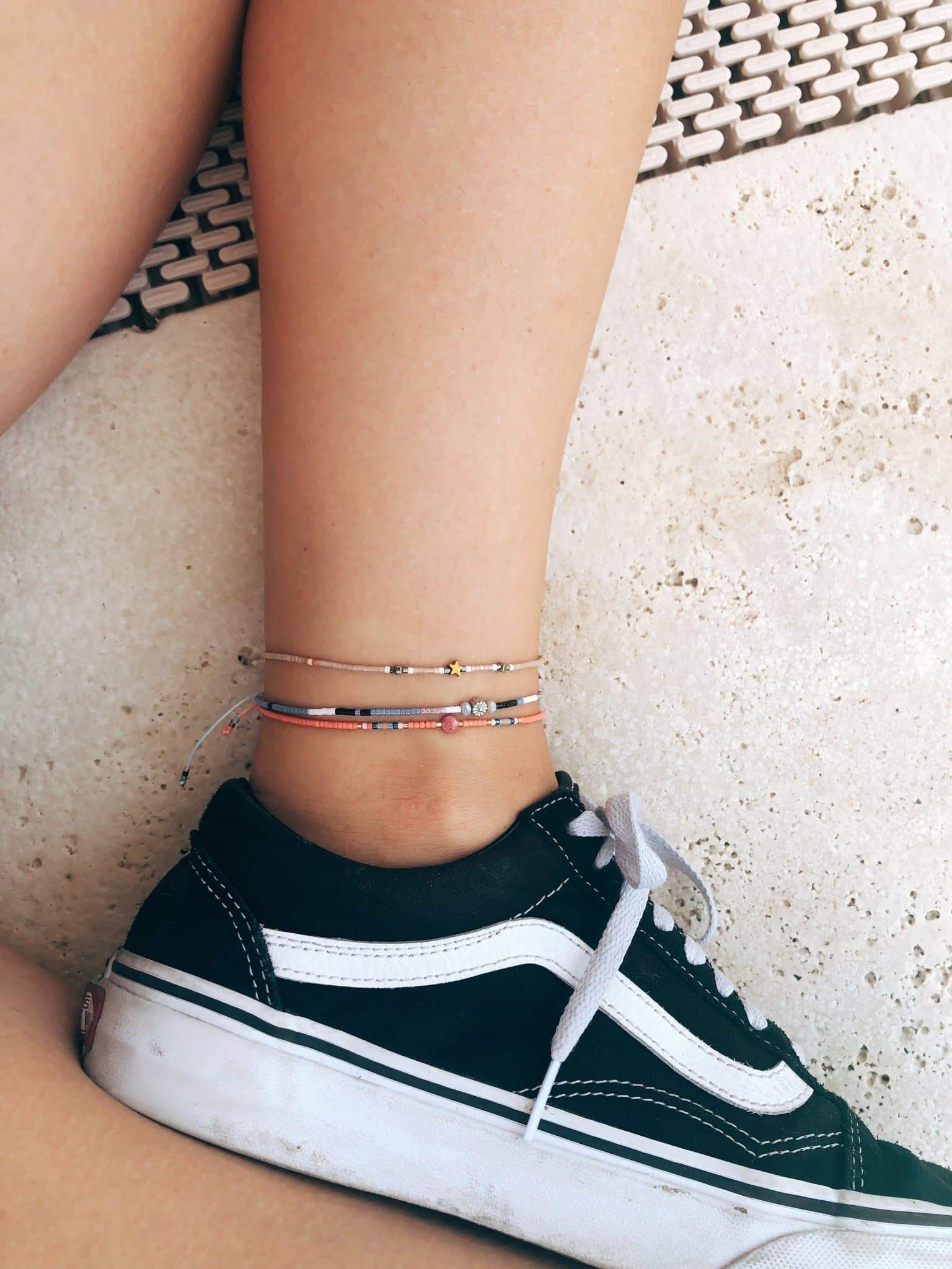 Made By Nami - Venta al por mayor Juegos de joyas - Set de tobilleras con cuentas japonesas «Mixed»2