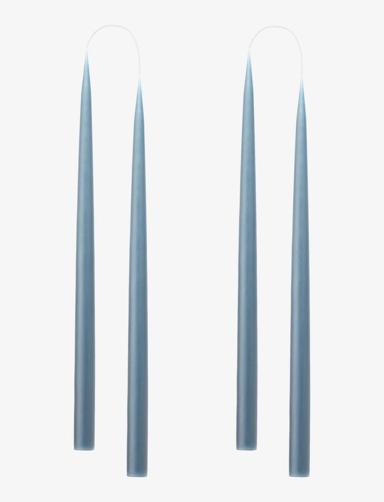 Twilight Collection - Wholesale Tapered Candle/Candlestick - Blue Grey Danish Taper Candle | 12 Pack1