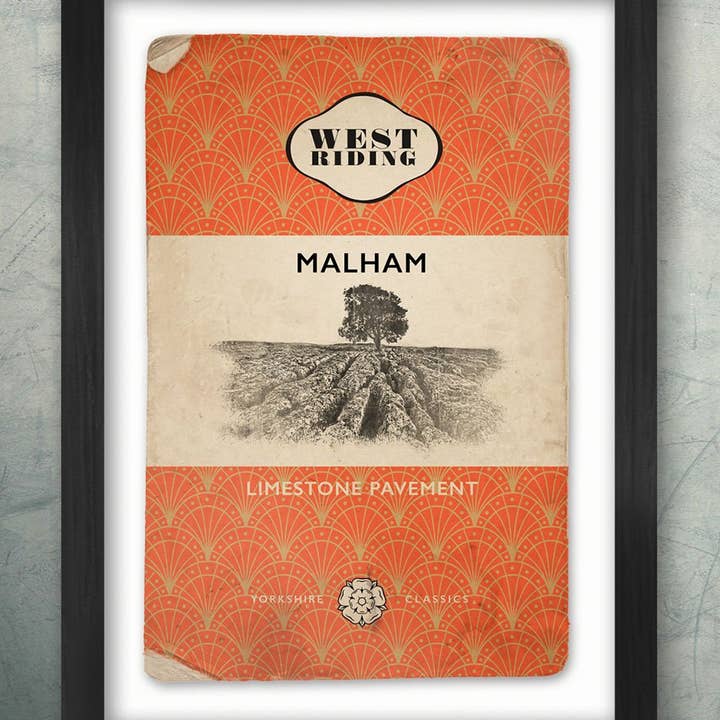 The Northern Line - Wholesale Poster - Malham Limestone Pavement - Yorkshire Book Cover Poster Print0