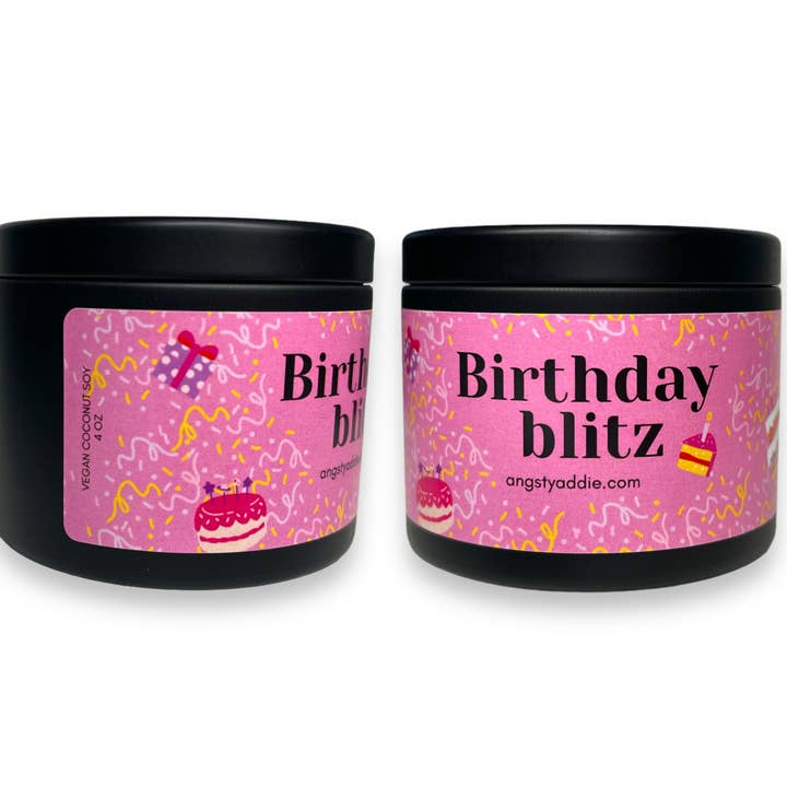 Angsty Addie - Wholesale Jar/Filled Candle - Birthday cake candle, birthday gift for women6