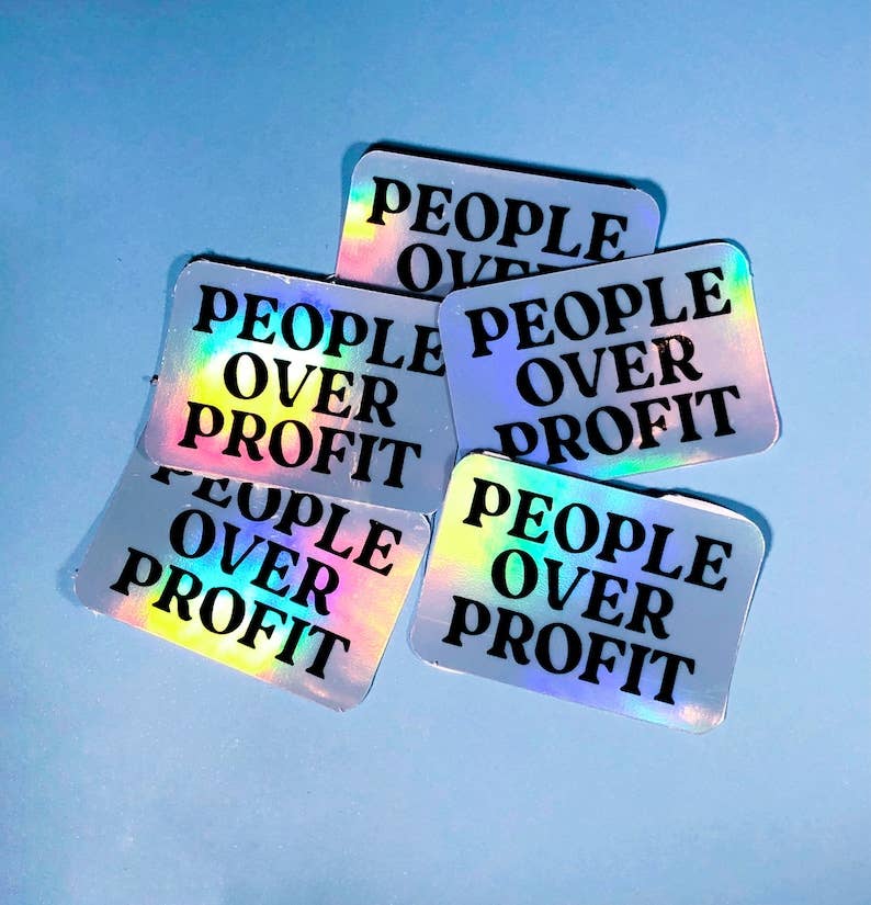 Societal Stickers - Wholesale Sticker - Sticker voor mensen over winst1