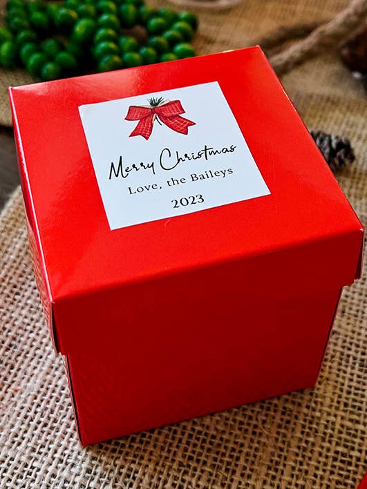 Christmas Candle Gift, Custom Private Label Favor, Bulk Gift for wholesale by Uniq Favors