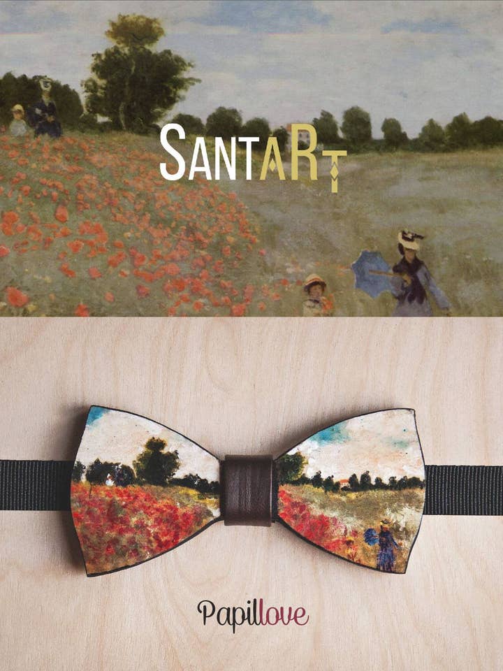 Papillove "Monet's Poppies". for wholesale by Santart