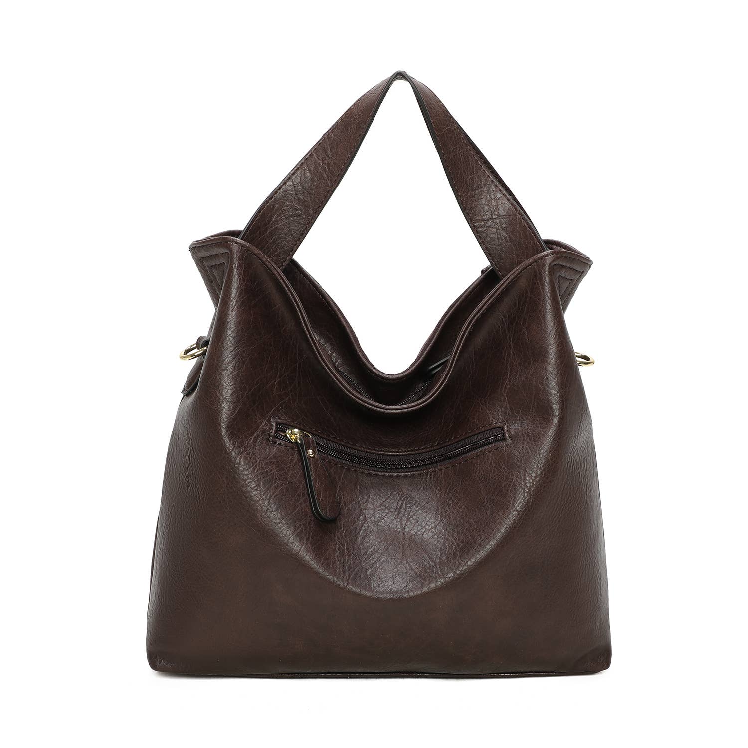 INES DELAURE - Vente Sac porté épaule – femme - Besace bimatière zippée6