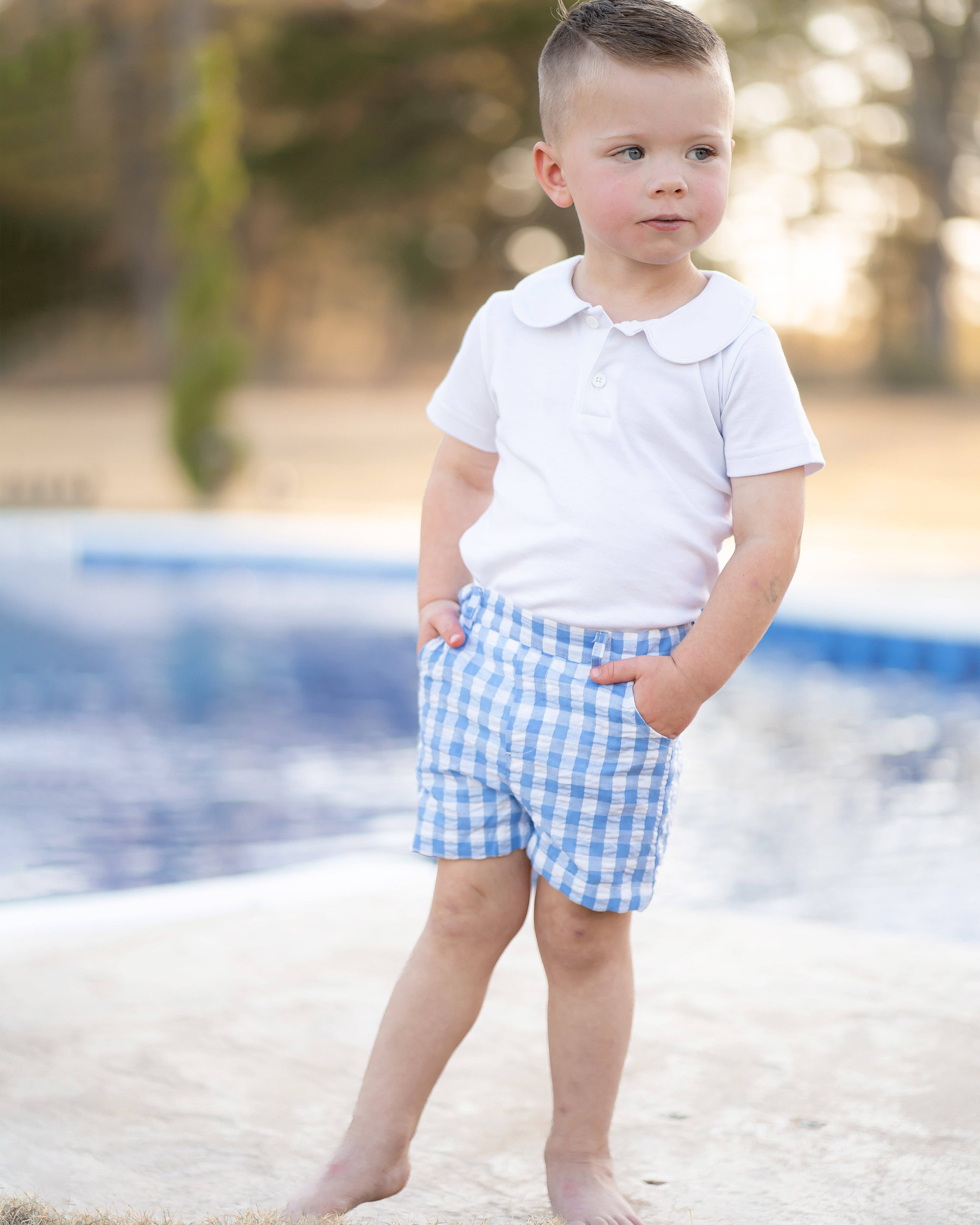 The Yellow Lamb - Vendita all'ingrosso Maglietta - Bambini - Camicia Peter PPC in bianco2