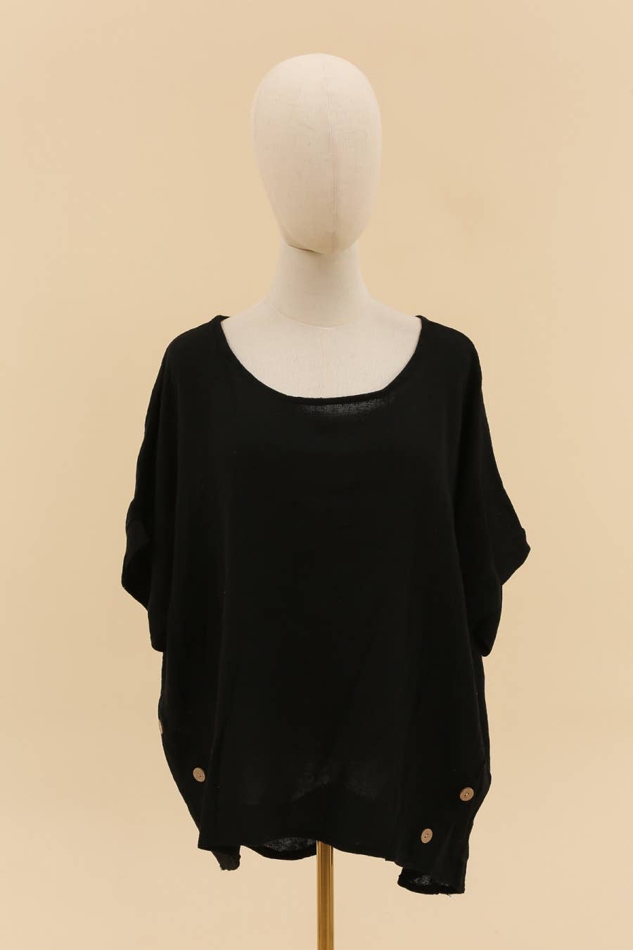 LÉA & LUC - Wholesale Tunic - Women's - Blouse in 50% linen and 50% cotton REF. 46493