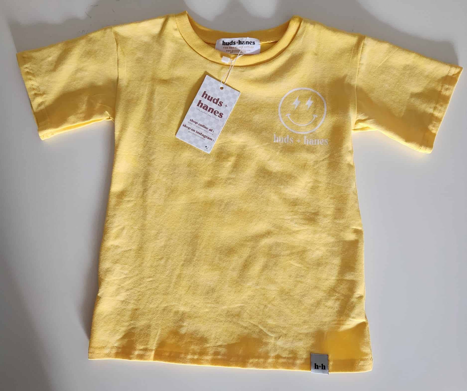 Huds + Hanes - Wholesale Screen-printed t-shirt – Kids - Have a Good Day 😊 Acid Wash Tee7