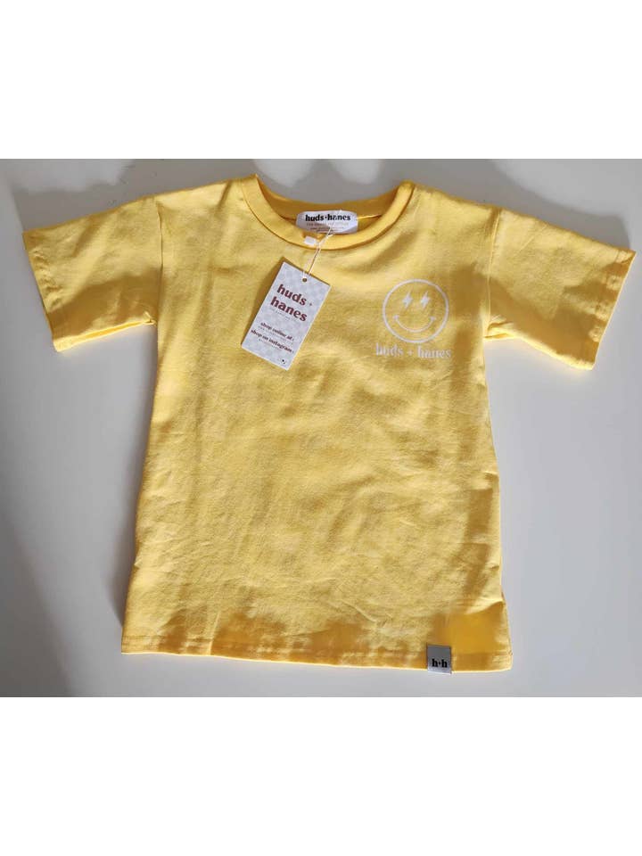 Huds + Hanes - Wholesale Screen-printed t-shirt – Kids - Have a Good Day 😊 Acid Wash Tee7