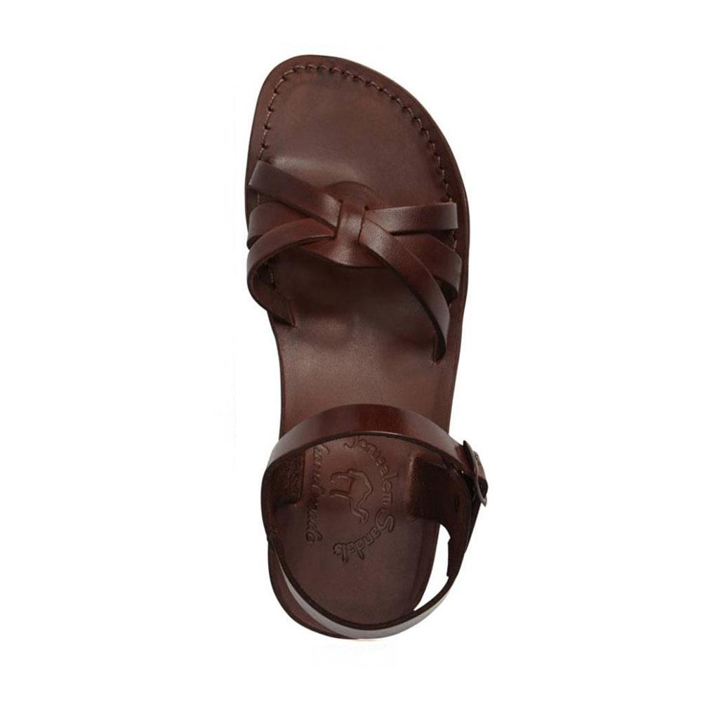 Miriam - Leather Slingback Buckle Sandal | Brown for wholesale on Faire5