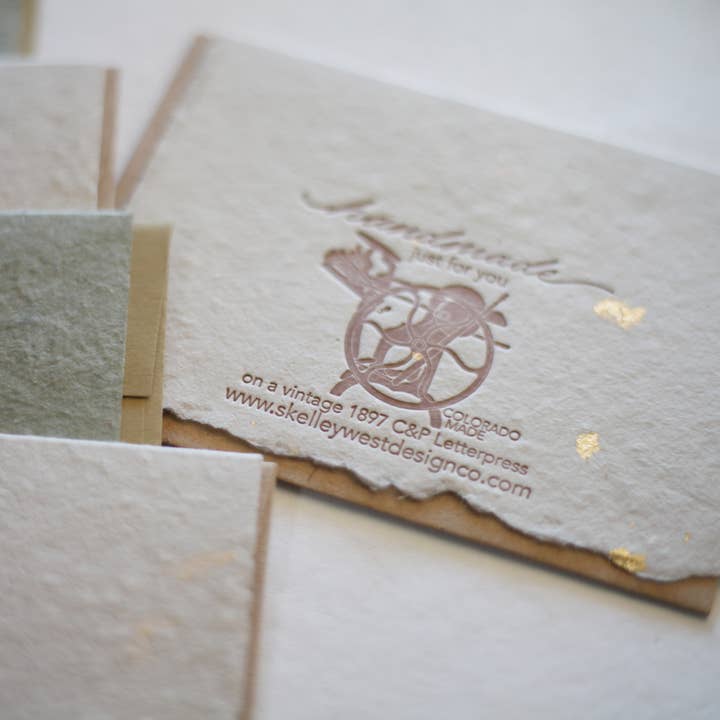 skelley west design co + letterpress - Wholesale Stationery/Notecard Set - Letterpress card pack | handmade paper | Mountains2