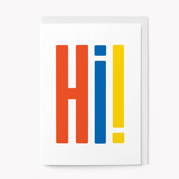 Hallo! - Wenskaart voor vriendschap voor wholesale door Graphic Factory