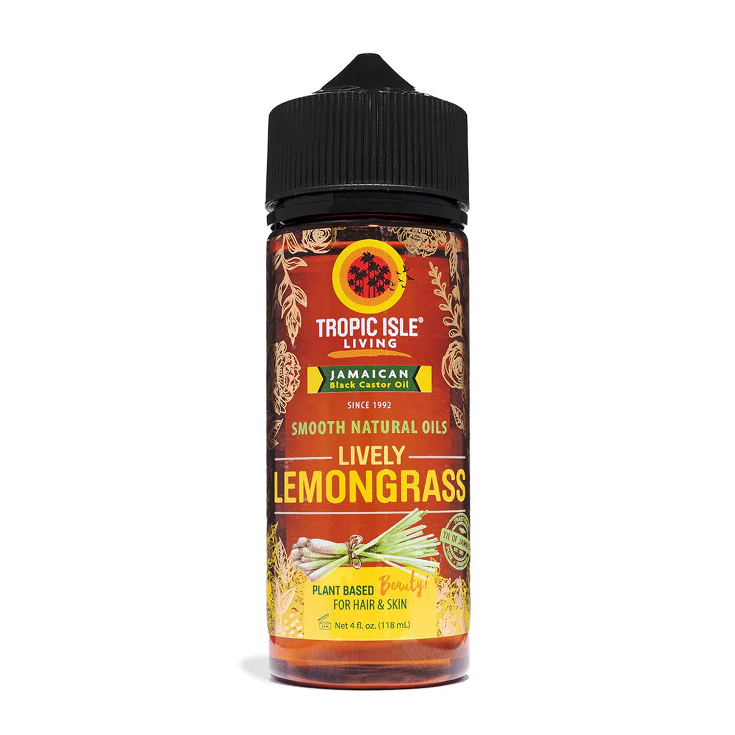 KT Supply - Vendita all'ingrosso Oli per capelli - Oli naturali morbidi Tropic Isle Living Lively Lemongrass 4oz0