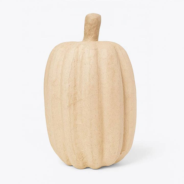 Citrouille en papier mâché - 10" x 6" de diamètre. pour la vente par Factory Direct Craft