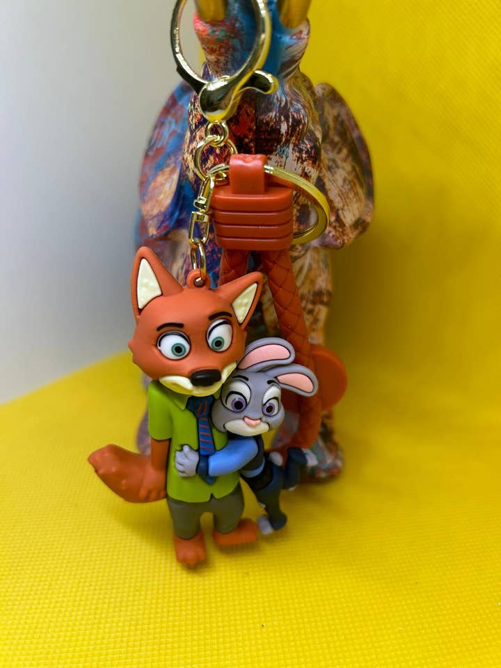 Porte-clés Zootopia, nouveau film d'anime créatif en 3D pour la vente par SAVIOL