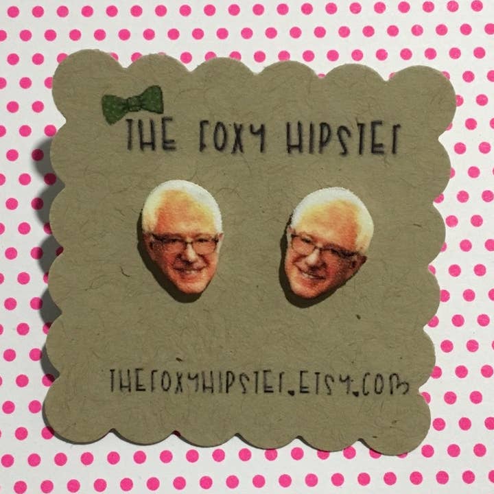 Brincos Bernie Sanders por atacado de The Foxy Hipster