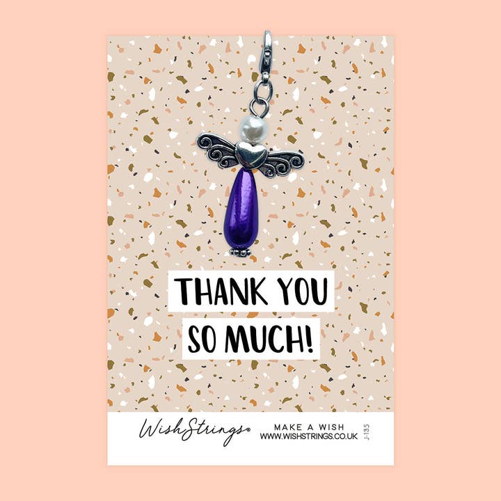 DANK U - Wensengelen, Clip-on Aandenken | J135 voor wholesale door WishStrings