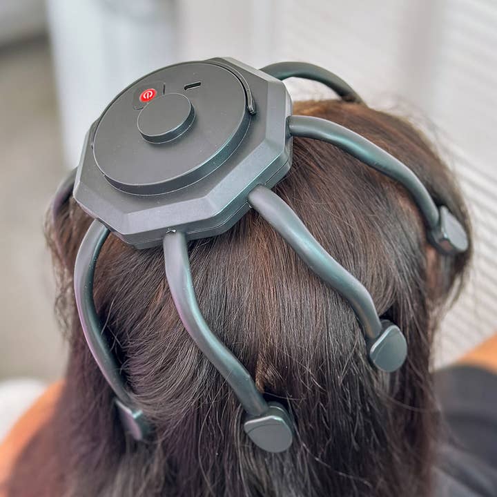 Rechargable Full Head Massager for wholesale by The Source Wholesale LTD