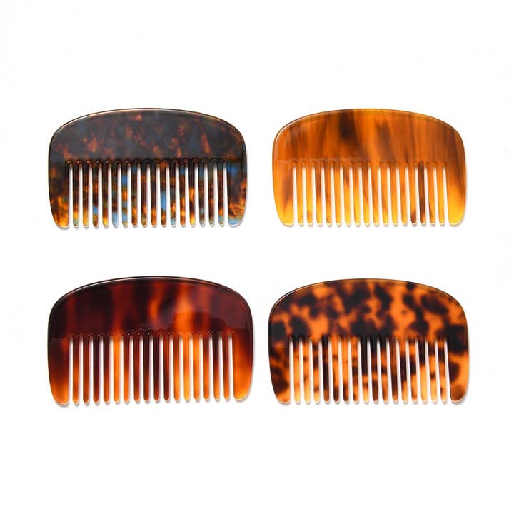 SoapElenGlen – wholesale Hårborste/kam – Vintage hårkam i sköldpaddsmönstrad acetat3