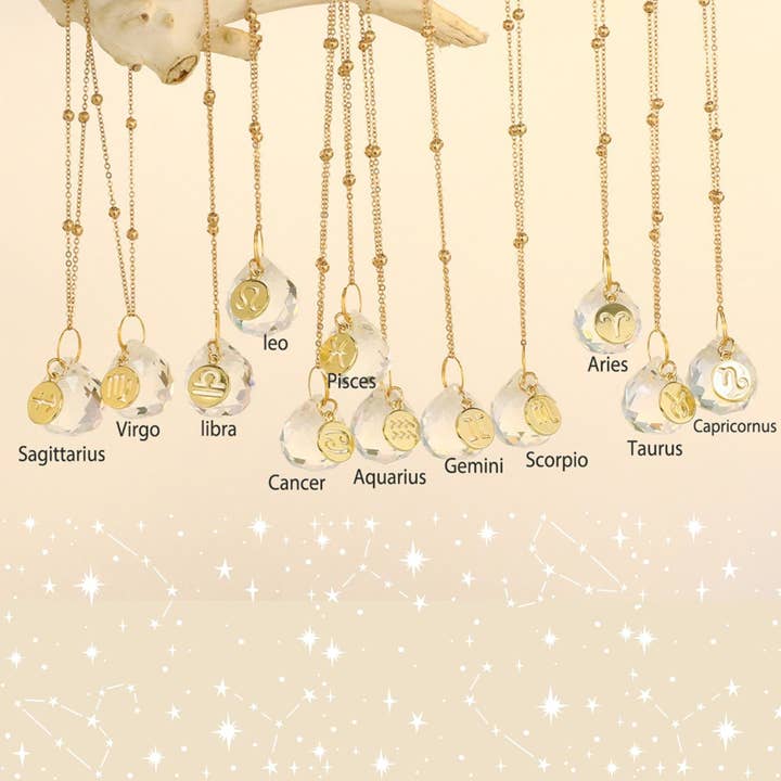 LilAryenne | Jewelry & Suncatchers - Vente Attrape-soleil - Attrape-soleil de voiture Zodiaque - Charme Miroir - Cadeau Spirituel4