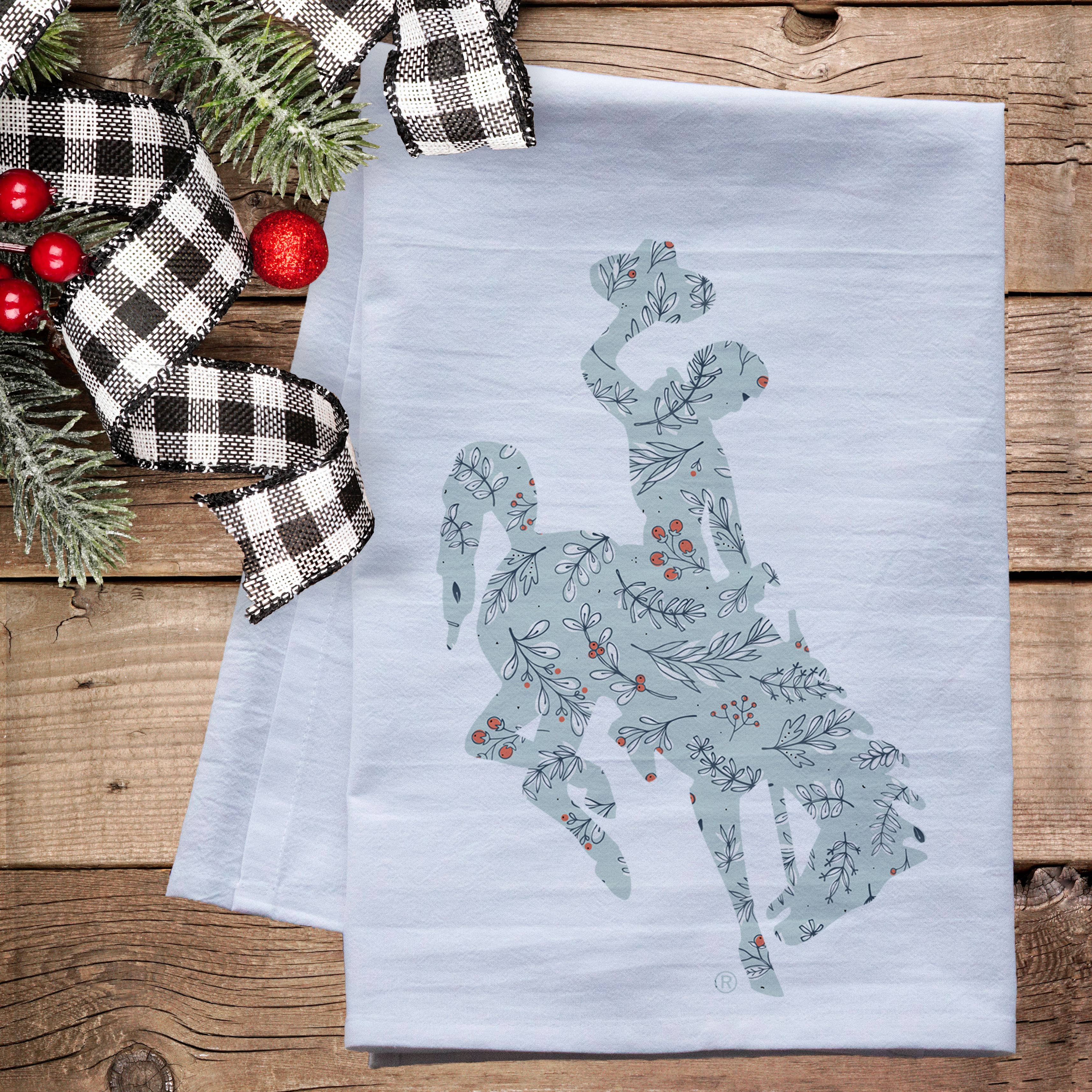 This Joyful Home - Wholesale Tea Towel - Blue Pip Berry Wyoming Steamboat Tea Towel1