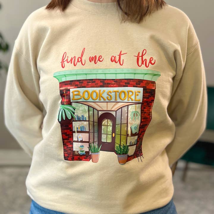 The Bookstore Crew Sweatshirt for wholesale by Paperback Post