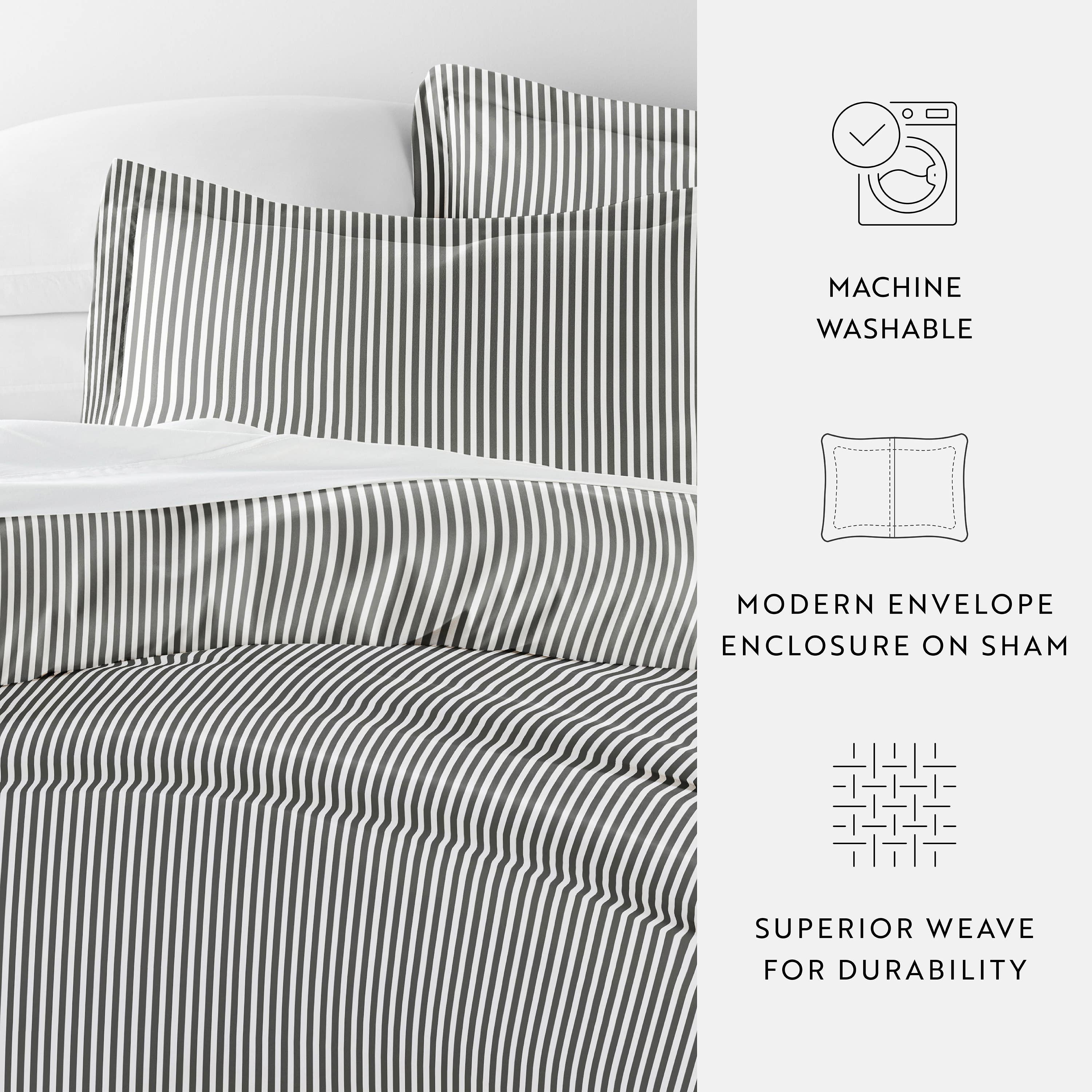 ienjoy Home - Wholesale Bedding Set - iEnjoy Home Soft Ribbon Pattern Duvet Cover Set3