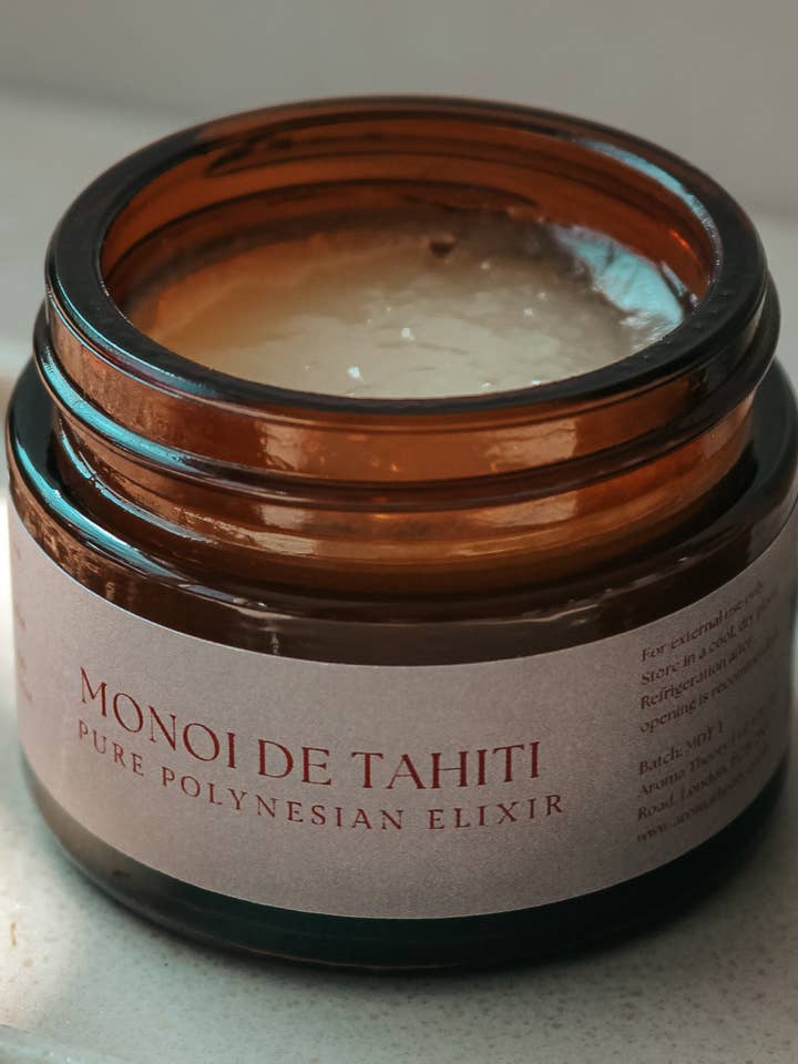 Monoi De Tahiti - Reines polynesisches Elixier | Körperöl für den Großhandel von Aroma Theory