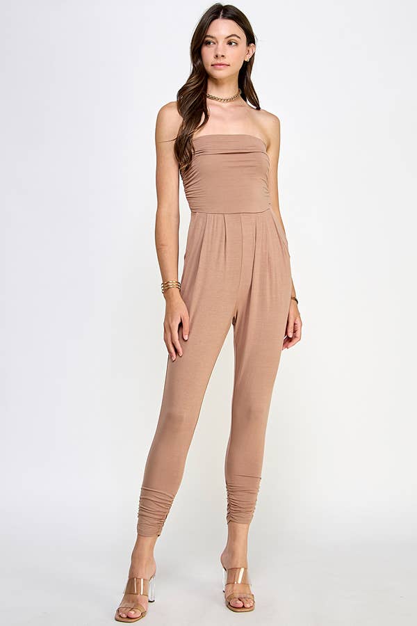 Heart & Hips – wholesale Jumpsuit – Women's – AR16435 - TUBE TOP W/SHIRRING JUMPSUIT15