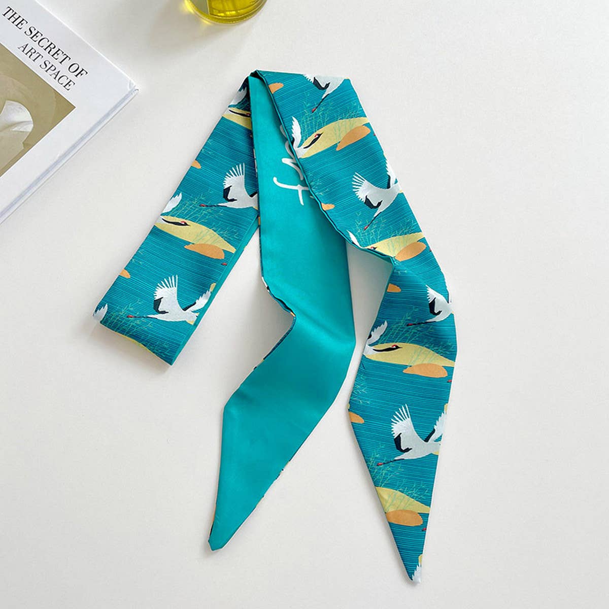 ACCITY - Wholesale Head Scarf - Women's - NARROW AND LONG BAG DECORATIVE RIBBONS_CWASC070421