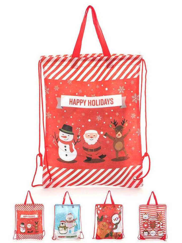 Christmas Convertible Gift Bag for wholesale by Artini Accessories