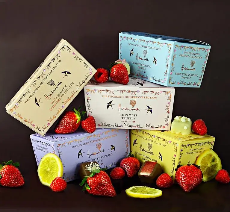 Holdsworth Chocolates - Wholesale Chocolate Box - Holdsworth Chocolates Eton Mess Truffle 110g Ballotin3