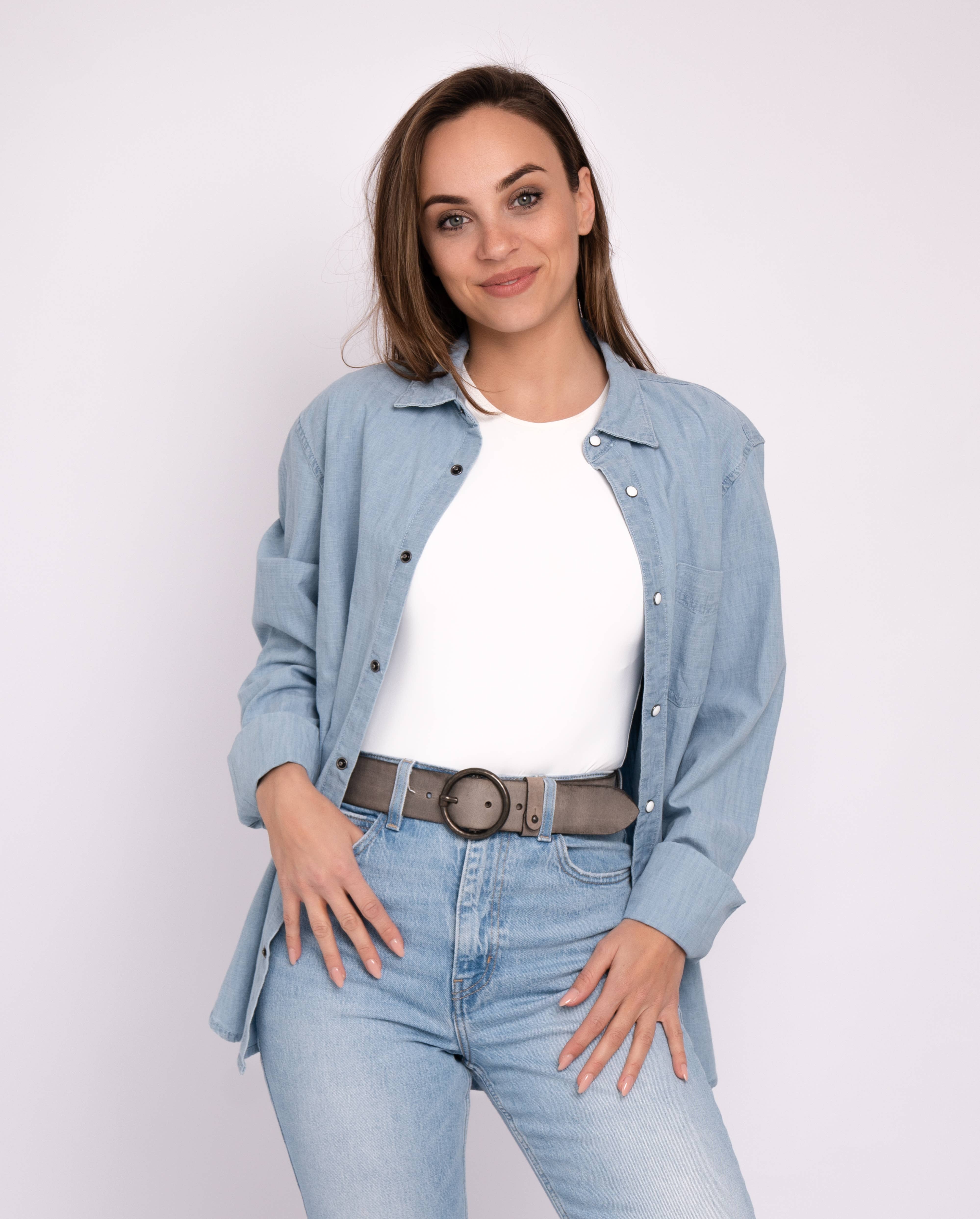 Amsterdam Heritage Leather Belts, Bags, Jackets & Apparel - Wholesale Belt - Women's - Pip | Vintage Full-Grain Leather Belt for Women3