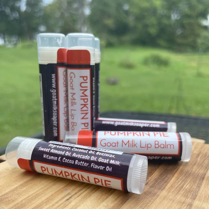 Whitetail Lane Farm Goat Milk Soap - Wholesale Lip Balm - Pumpkin Pie Goat Milk Lip Balm