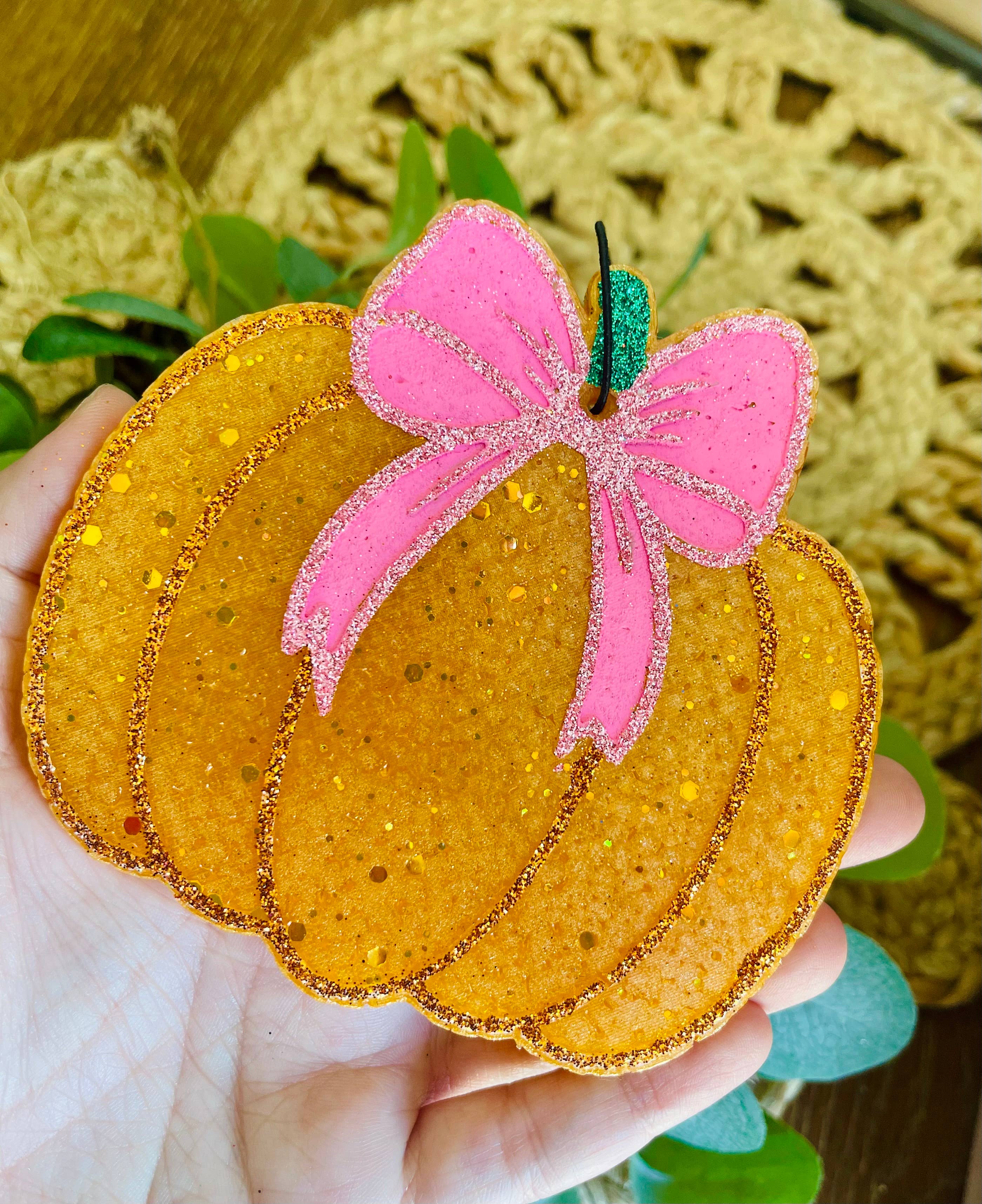 Stay Fresh’ies Air Fresheners – wholesale Luftrenare för bil – Dam – Bow Pumpkin Car Freshie 1