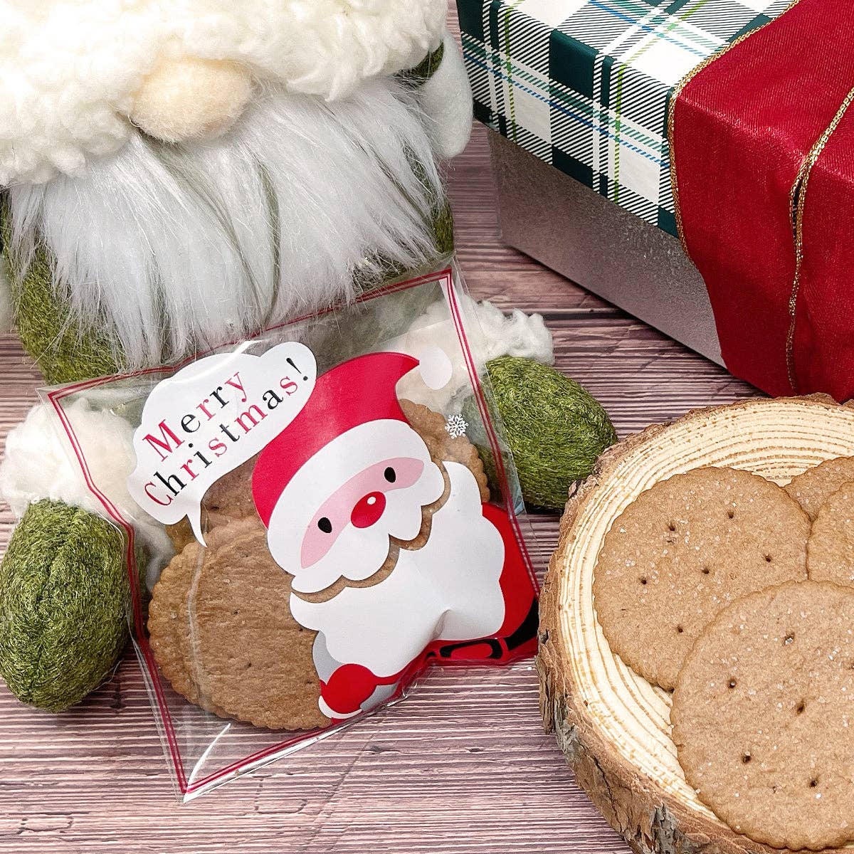 Wrapables.com - Wholesale Food Storage Wrap/Bag - Wrapables Transparent Self-Adhesive 4" x 4" Candy Cookie Bag33