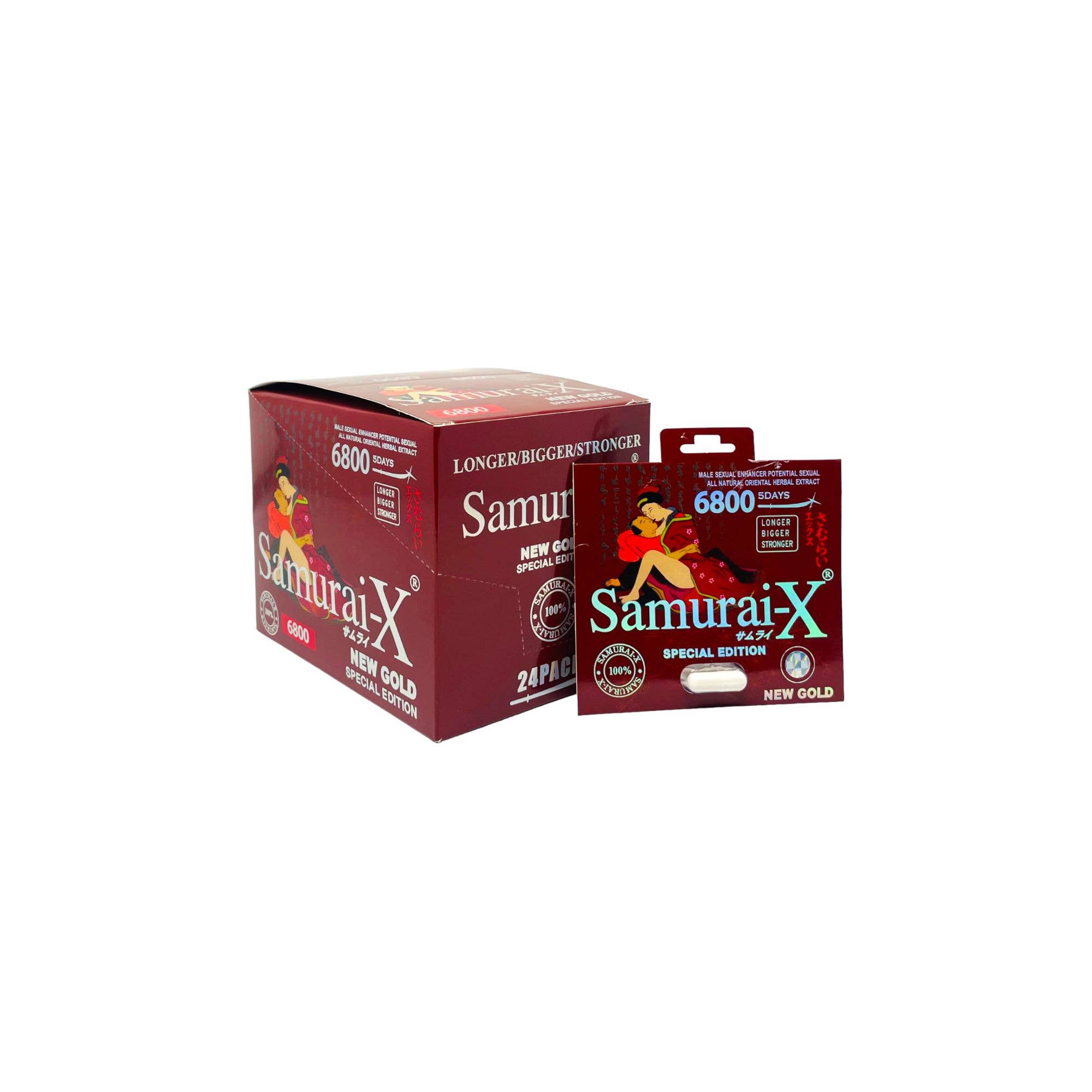 Herbal Honey - Vente Supplément oral/vitamine - Pilules Platine Samurai X 24CT