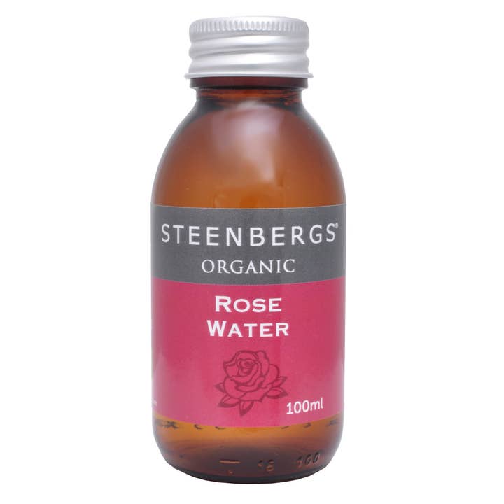 Rose Water, Organic 100ml for wholesale by Steenbergs