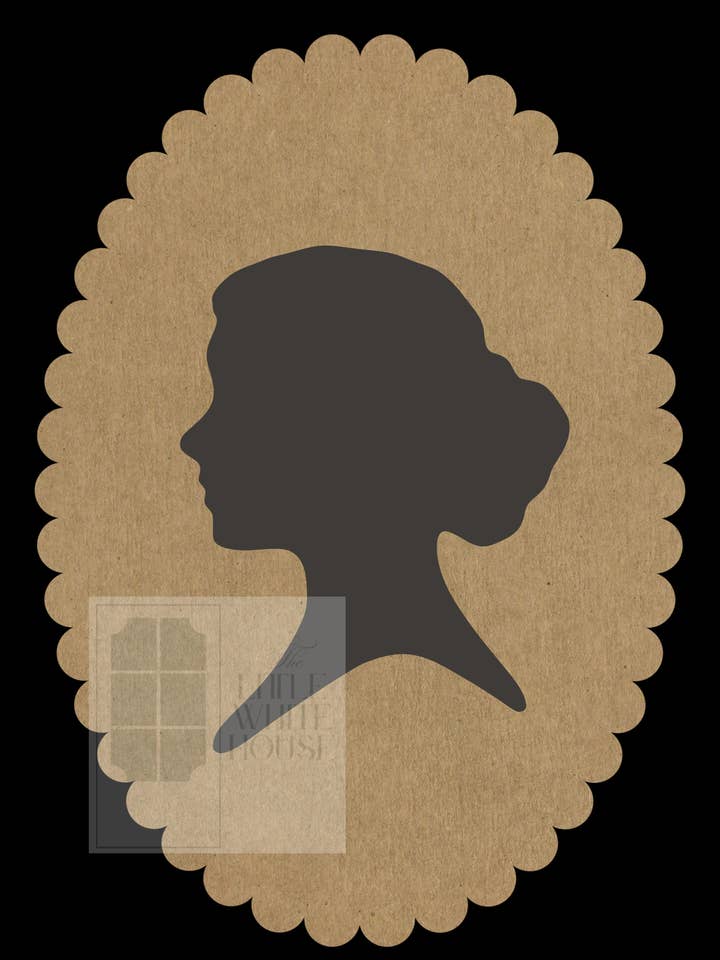 Modern Silhouette Giclee 4x6- pose 1 for wholesale by The Little White House