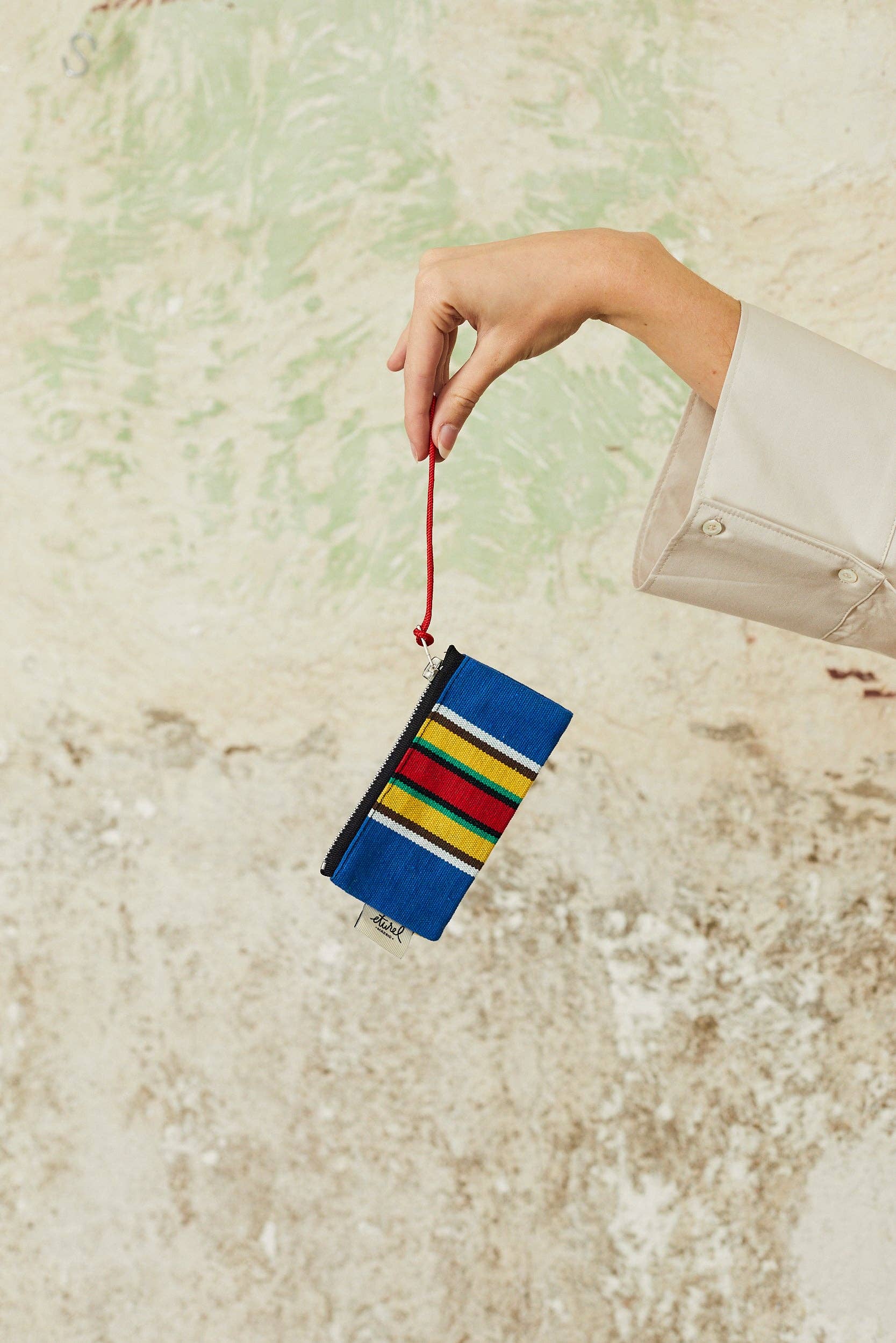 Eturel Madrid – wholesale Coin purse – Women’s – Blue hammock canvas purse1