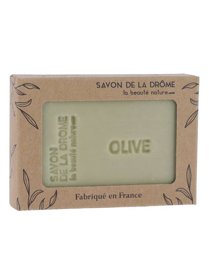 100% Olive Soap 100g case for wholesale by La Savonnerie de la Drôme