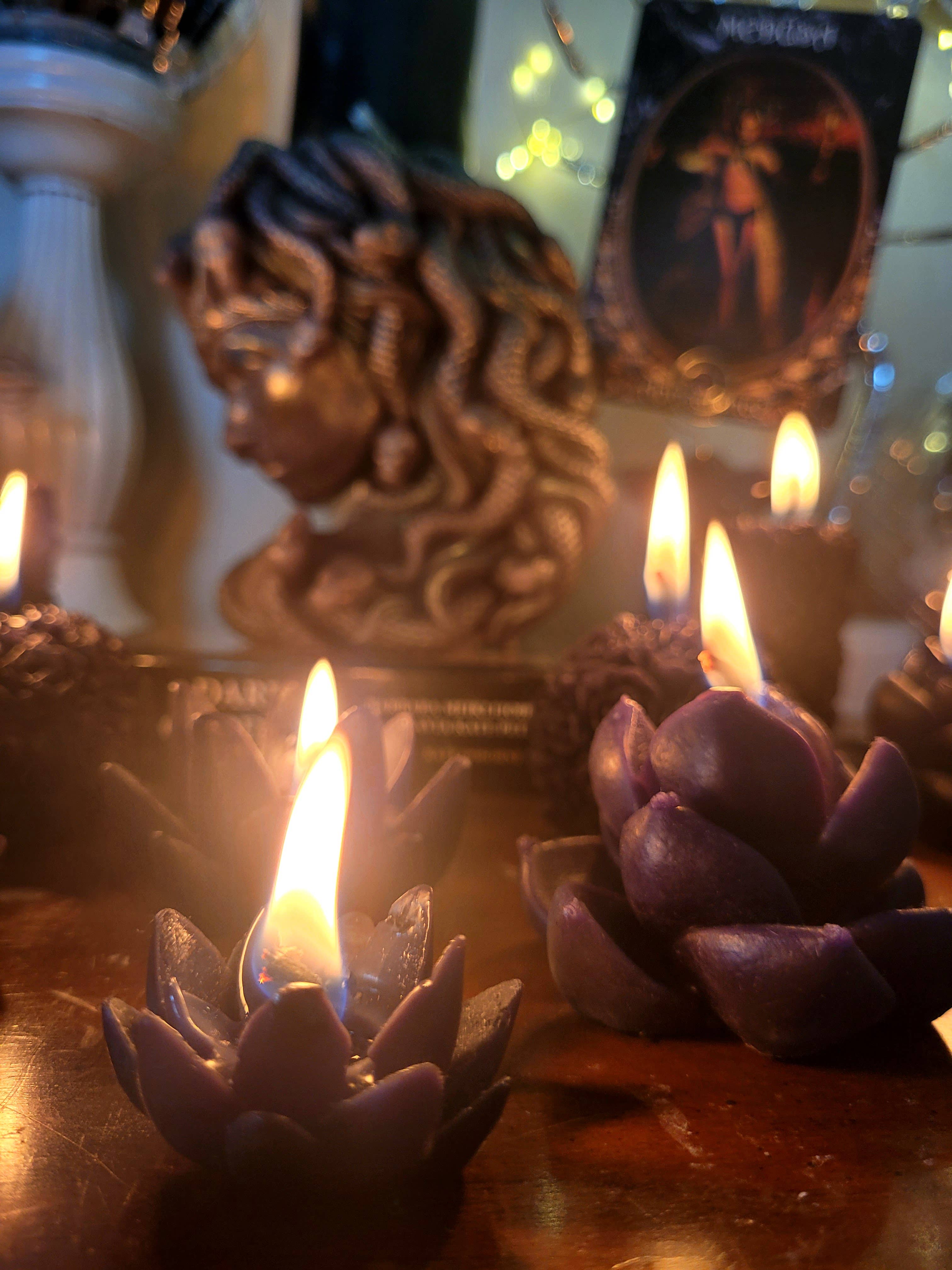Radiant Angel Candle Co - Venta al por mayor Velas de diseño llamativo - Vela Medusa2