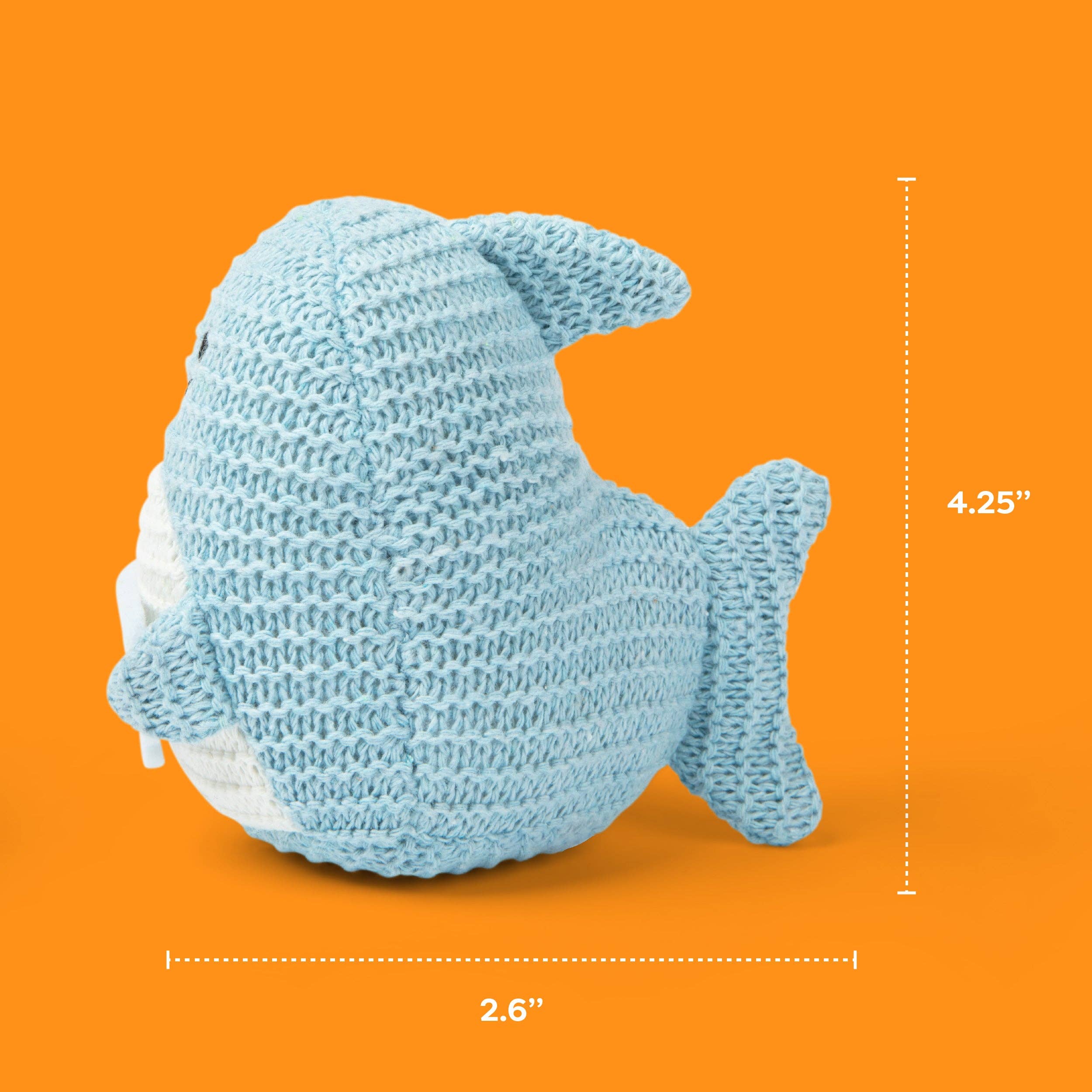 What Do You Meme - Wholesale Stuffed/Plush Toy - Kids & Baby - Lil Cheers Shark by Relatable – Fintastic Crochet Plush with Encouragement4