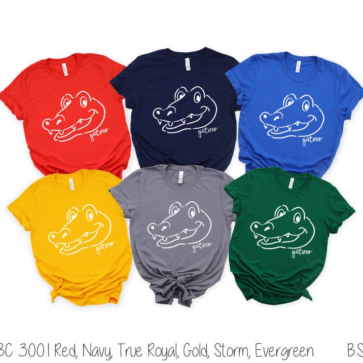 Bama Screens - Wholesale Sublimation Transfer - Gators Doodle Mascot #BS82781