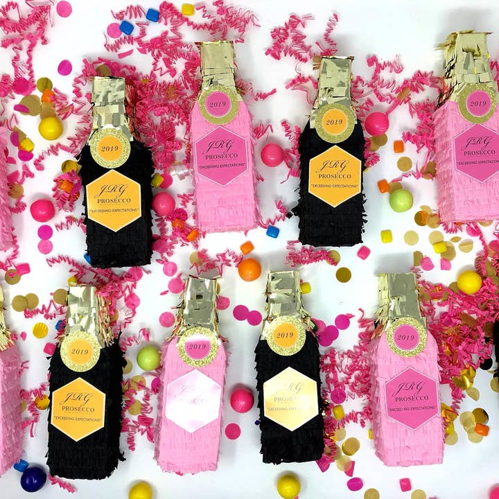 Personalized Champagne Bridesmaid Proposal Piñata Box and other Purchase Wholesale champagne mini bottles. Free Returns & Net 60 Terms on Faire trending on Faire.