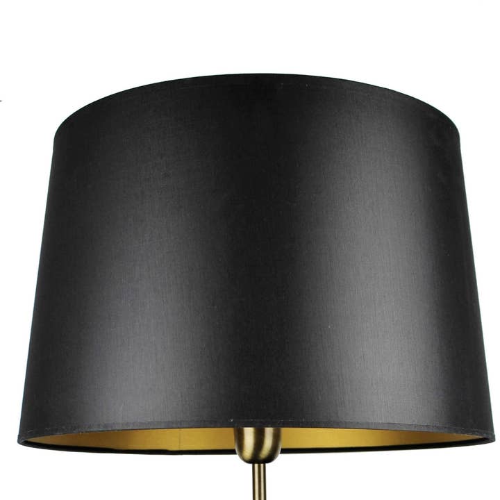 Lampshade fabric black/ gold inside 40/33/25 cm for wholesale by Signature Home Collection GmbH