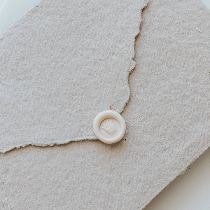 Written Word Calligraphy - Wholesale Rubber/decorative stamp - French Fries 9mm Mini Wax Seal Head3