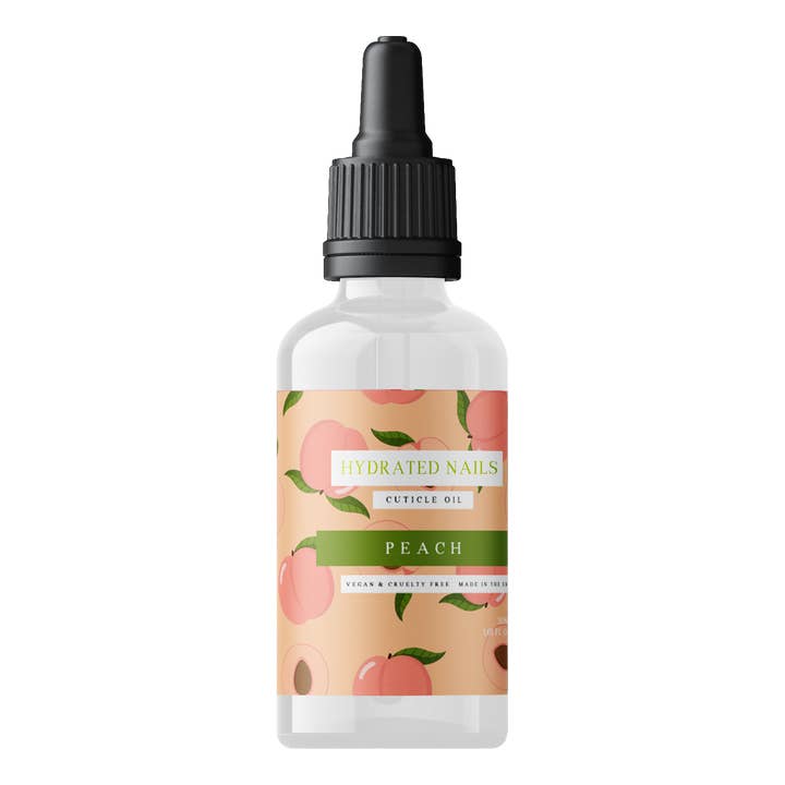 Hydrated Nails 30ML Peach Dropper Bottle for wholesale by HYDRATED NAILS